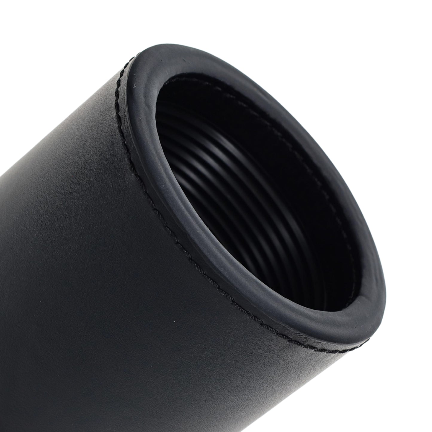 WE Games Professional, Leather Dice Cup Set - 5 Dice, Instructions for 10 Dice Games & Cloth Carry Bag