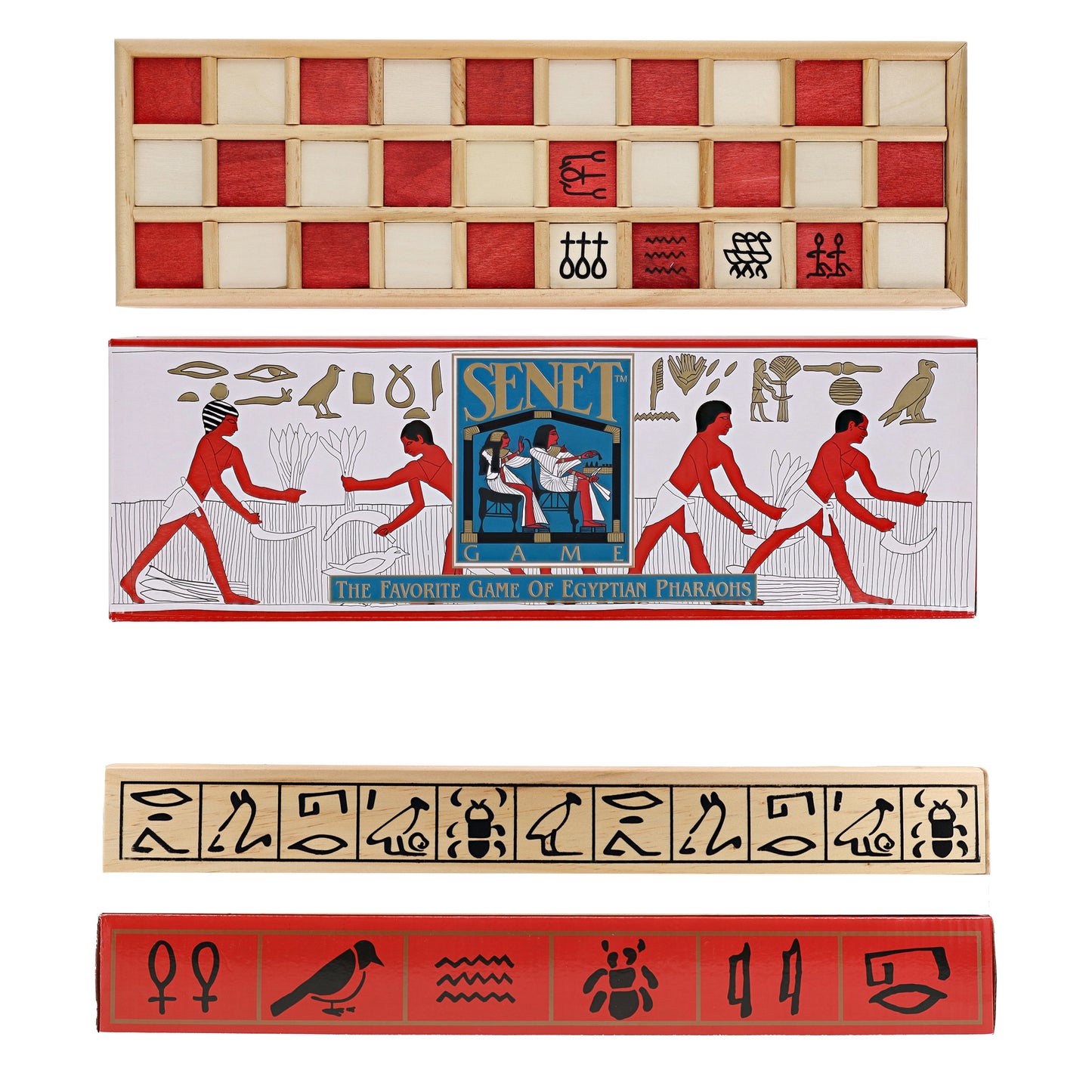 Wood Senet Game - An Ancient Egyptian Board Game