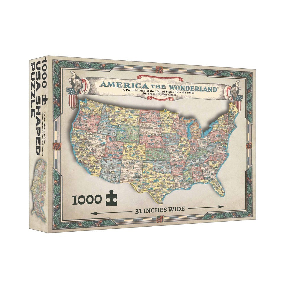 America the Wonderland Jigsaw Puzzle - 1,000 Pieces