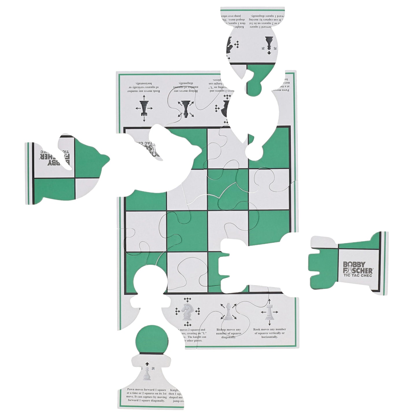 Bobby Fischer Tic Tac Chec Game