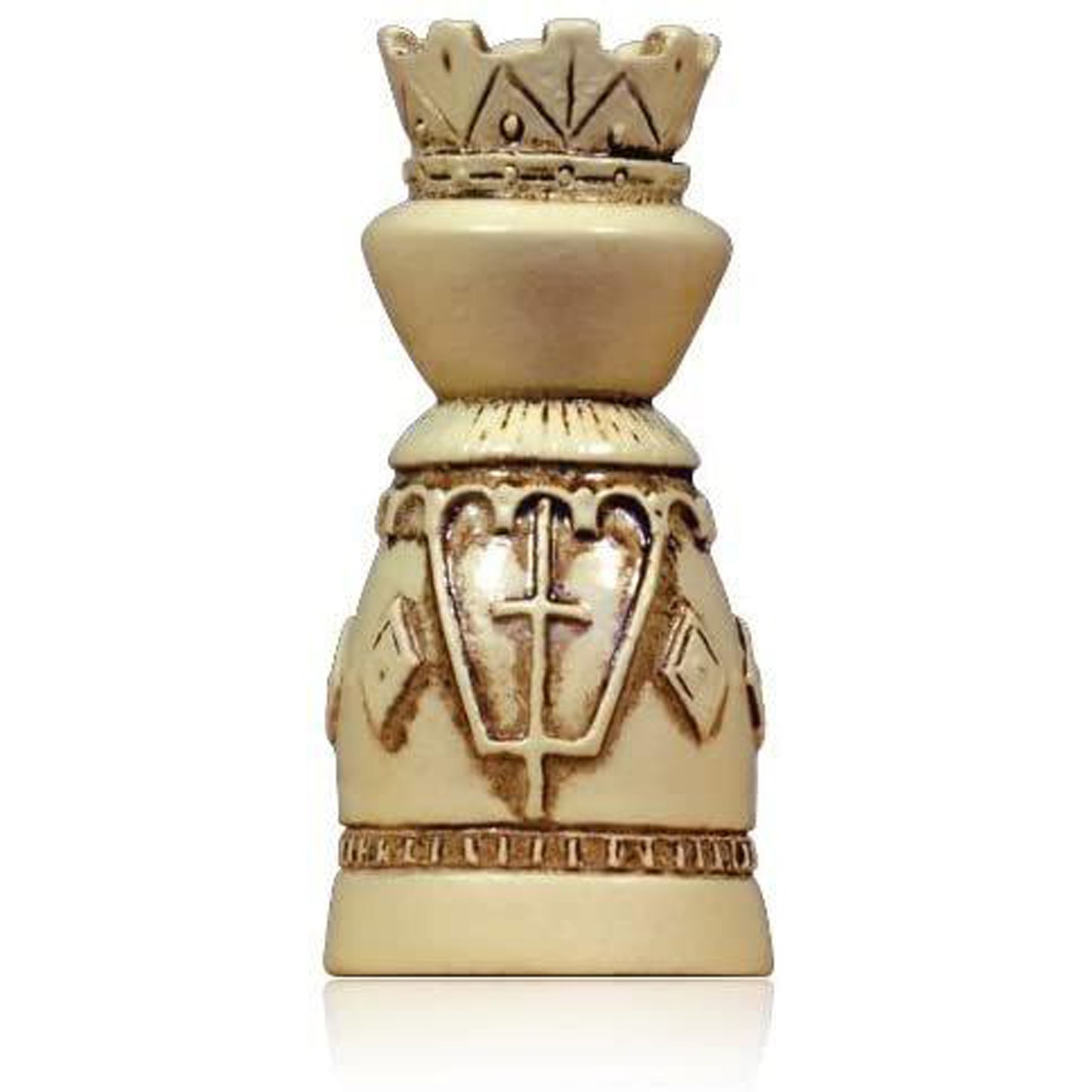 WE Games Handpainted Polystone Medieval Themed Chess Pieces, 2.5 in. King