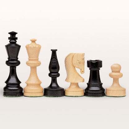 WE Games Wooden Russian Style Chess Pieces, Weighted with 3.5 in. King