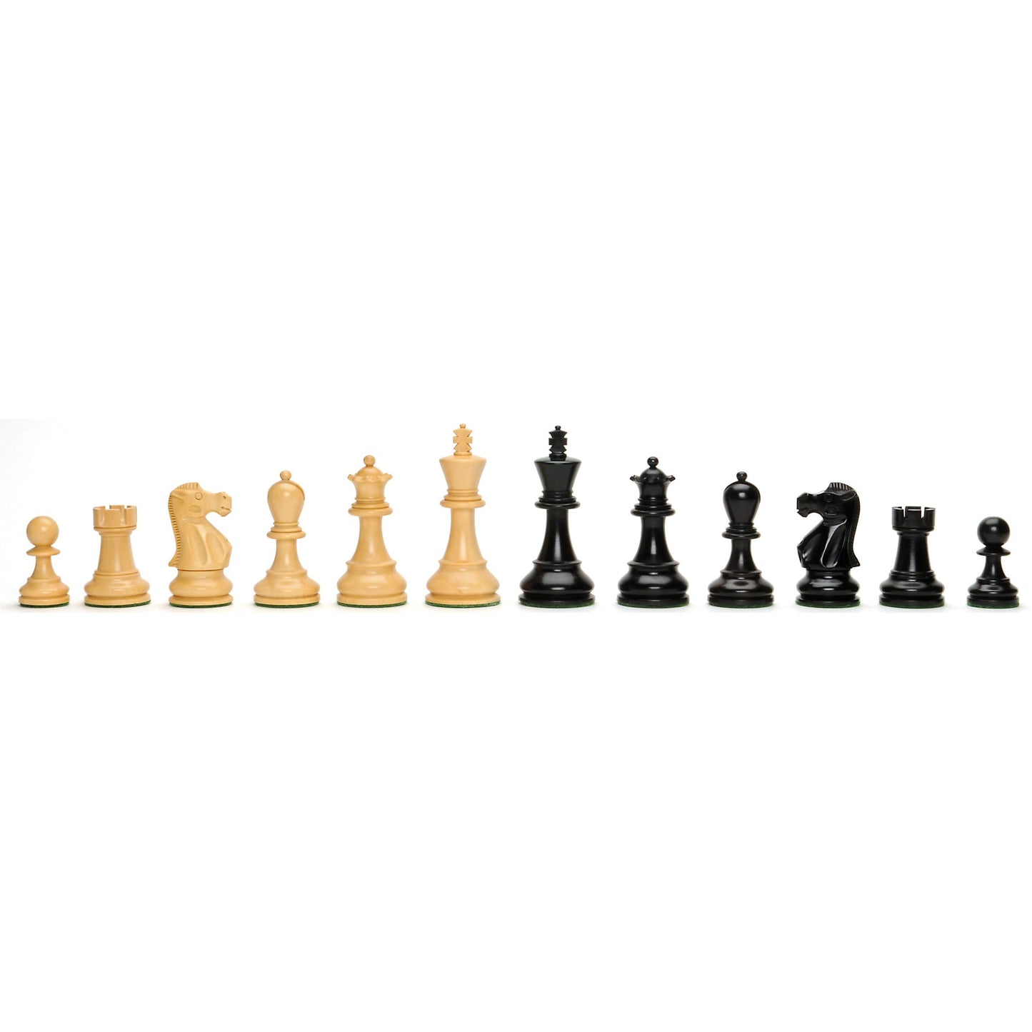 WE Games Jacques Chess Pieces - Weighted with 3.75 in. King