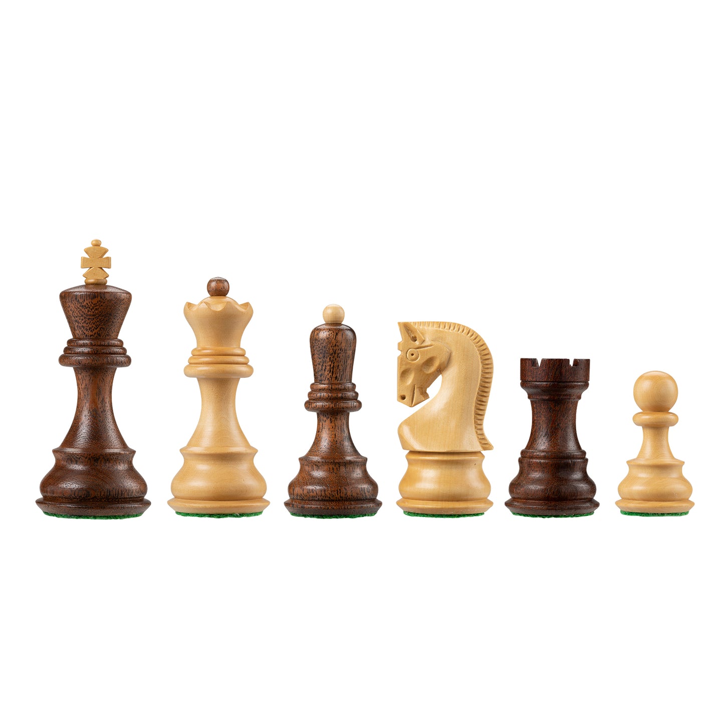 Bobby Fischer Zagreb Chess Set with Wooden Board 21.75 in., 3.74 in. King