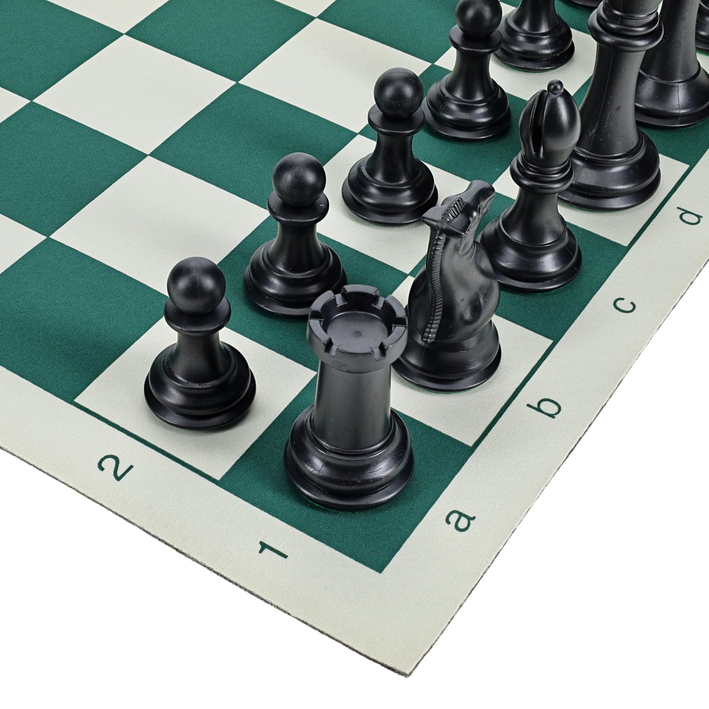 WE Games Tournament Triple Weighted Plastic Chess Pieces,  4 in. King