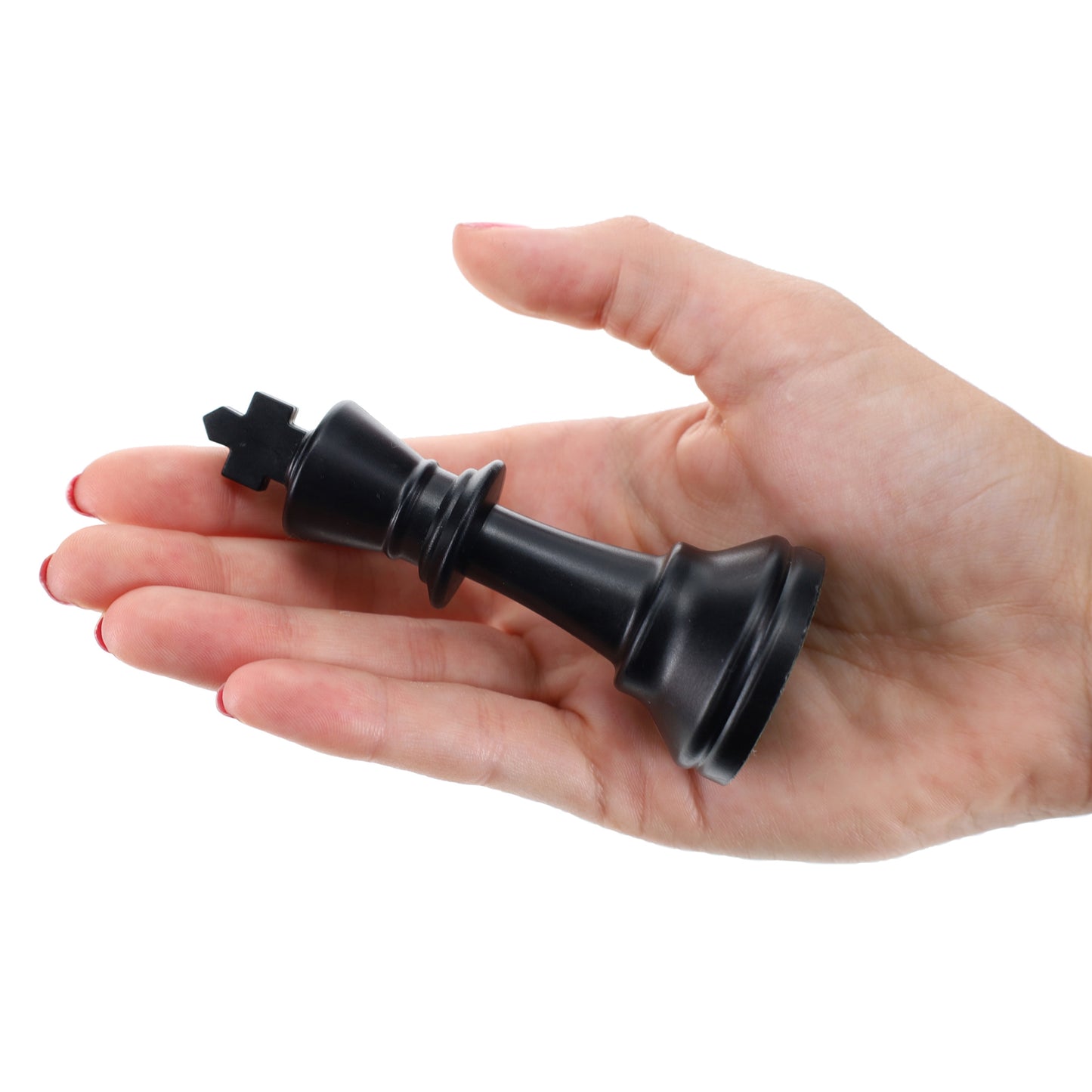 Weighted Plastic Staunton Chess Pieces, 3.75 in King