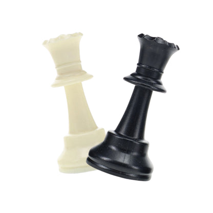 Plastic Staunton Tournament Chess Pieces, 3.75 in King
