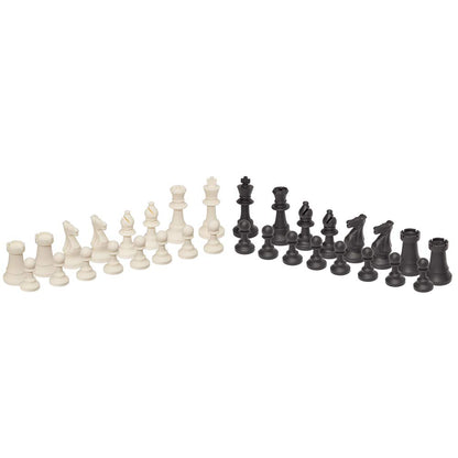 WE Games Silicone Staunton Tournament Chess Pieces, 3.75 inch King