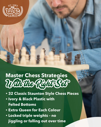 Bobby Fischer Ultimate Chess Pieces, Triple Weighted