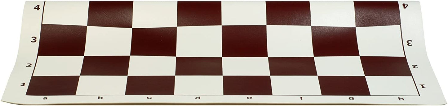 WE Games Tournament Roll Up Vinyl Chess Board - 20 inches