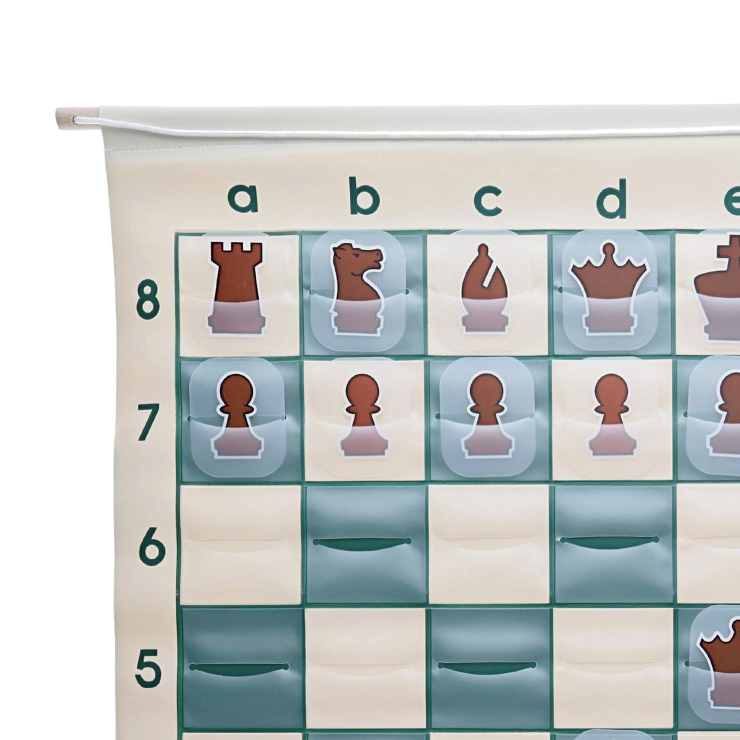 WE Games Chess Teaching Demonstration Board, Pieces Included, 27 in.