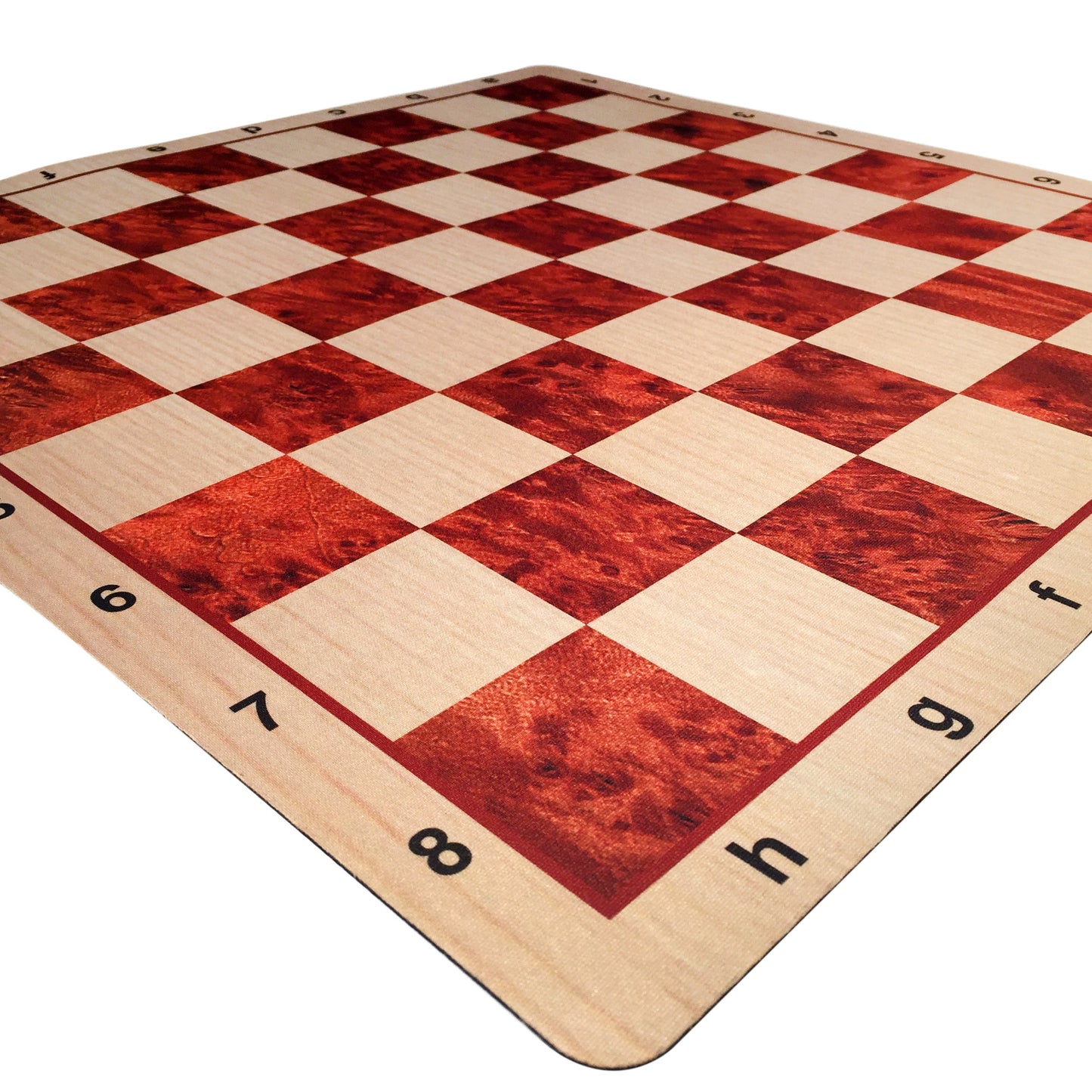 WE Games Mousepad Tournament Chessboard, 20 inches - Wood Grain Print