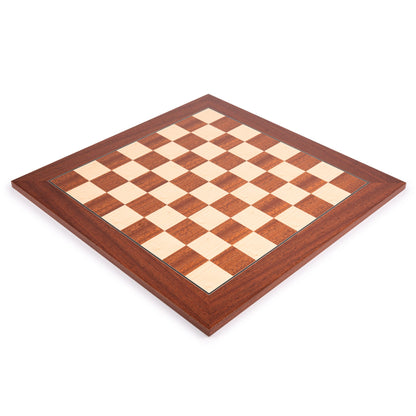 WE Games - Deluxe Mahogany Chess Board – Handmade in Spain – 20 in.