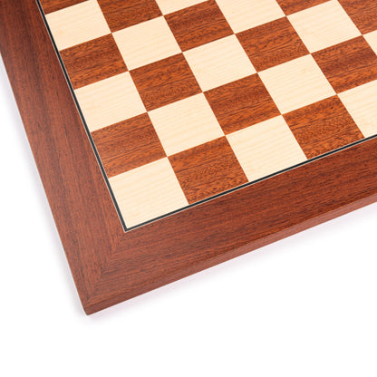 WE Games - Deluxe Mahogany Chess Board – Handmade in Spain – 20 in.