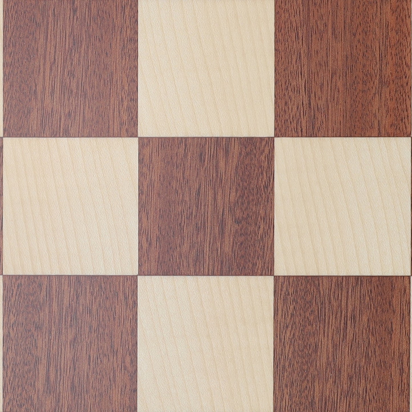 WE Games Mahogany Stained Wooden Chess Board, Algebraic Notation,19.75 in.