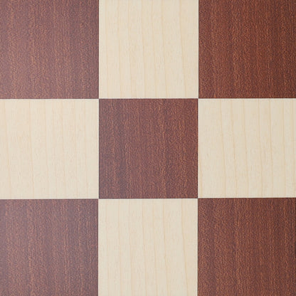 WE Games Mahogany Stained Wooden Chess Board, Algebraic Notation, 21.25 in.