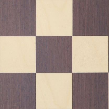 WE Games Deluxe Wenge and Sycamore Wooden Chess Board - 21.625 inches