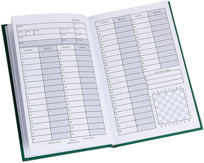 WE Games Hardcover Chess Scorebook & Notation Pad - Soft Touch