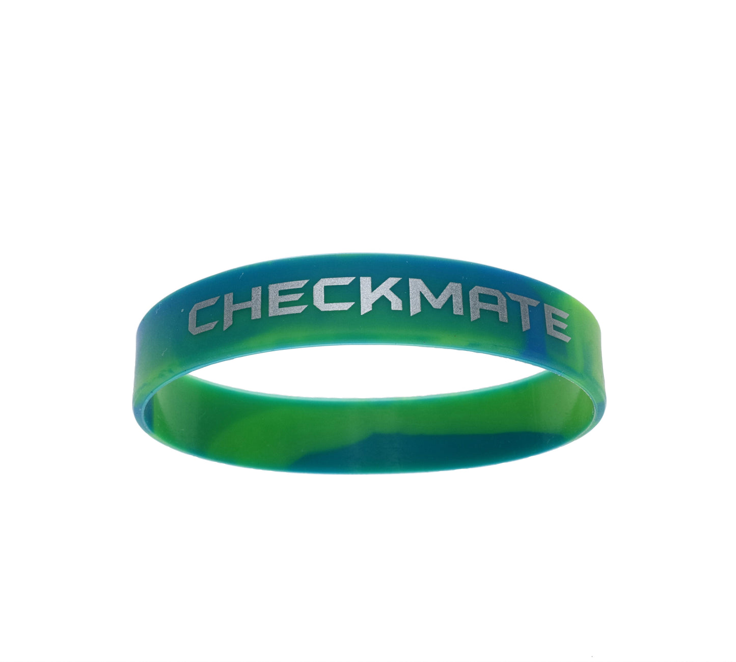 WE Games Silicone Checkmate Wristbands - Bulk Pack of 25