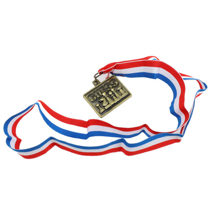 WE Games Ultimate Chess Medal with Ribbon - Gold