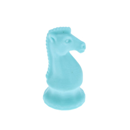 WE Games Blue Knight Chess Erasers - Bulk Pack of 30