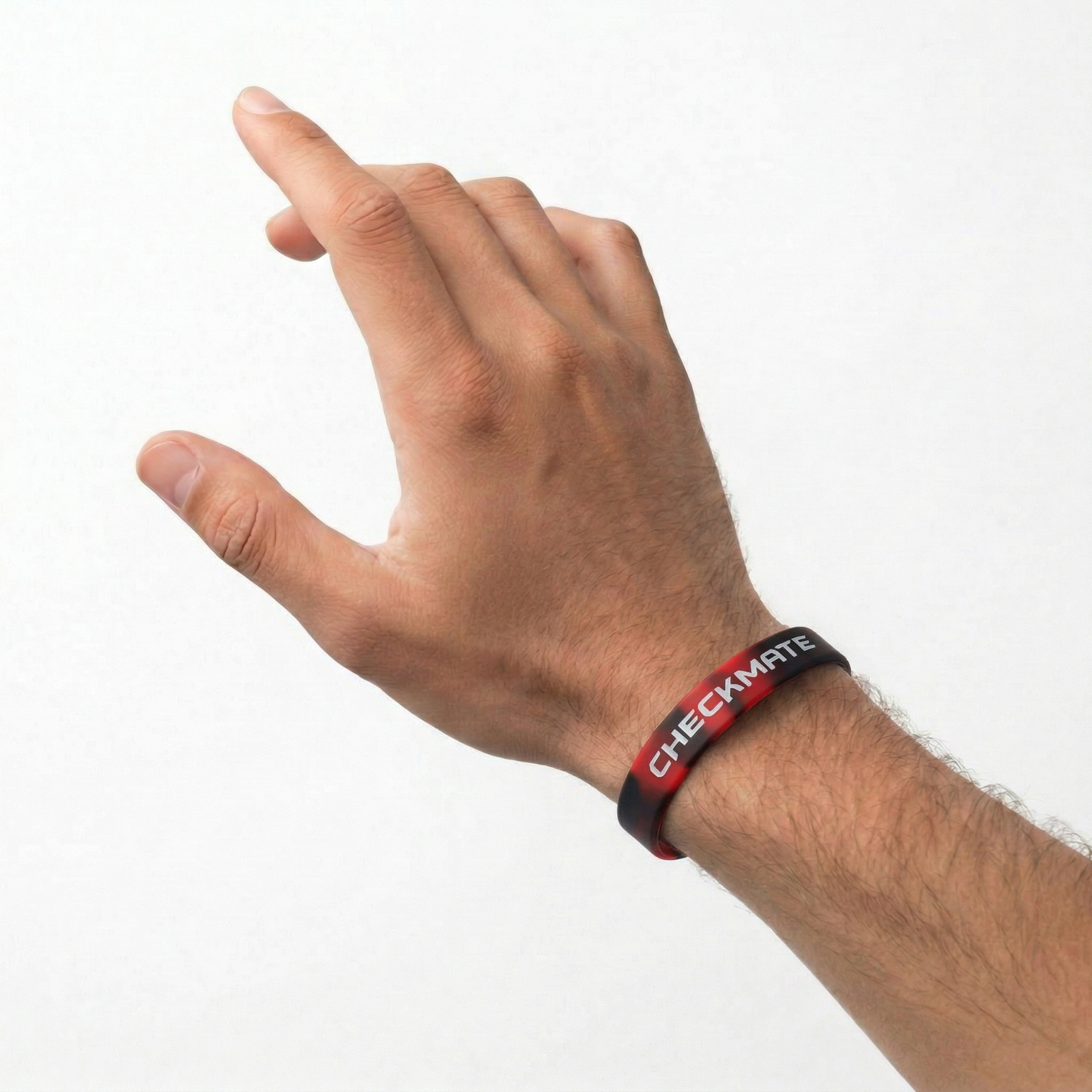WE Games Silicone Checkmate Wristbands - Bulk Pack of 25 Assorted Colors