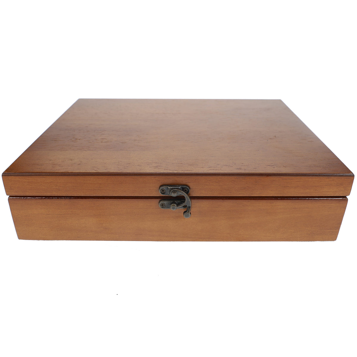 WE Games Old World Wooden Treasure Box with Brass Latch