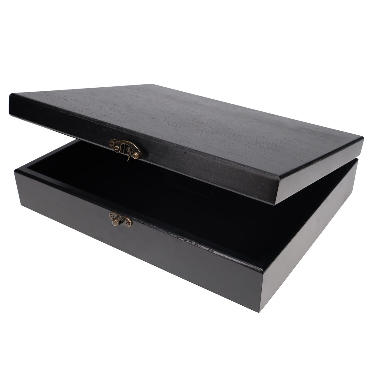WE Games Old World Wooden Treasure Box with Brass Latch
