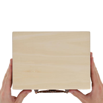 WE Games Double 6 Dominoes, Black & White Two-Toned with Spinners - Ivory Dominoes with Natural Wooden Treasure Box