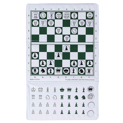 WE Games Magnetic Travel Chess Set Trifold