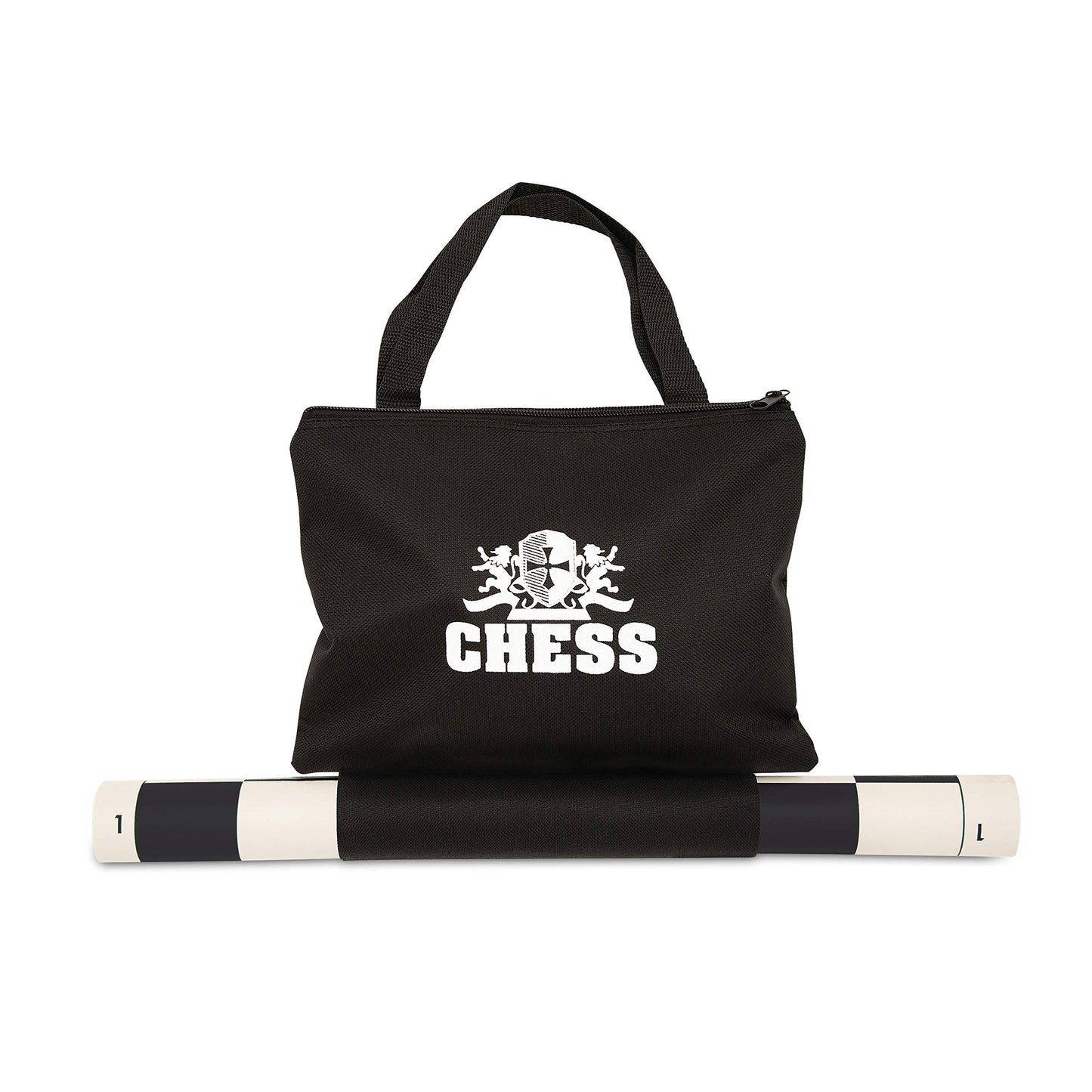 WE Games Best Value Tournament Chess Set - 20 inch Vinyl Chessboard, Staunton Chessmen with 3.75 inch King, Bag and Instruction Manual