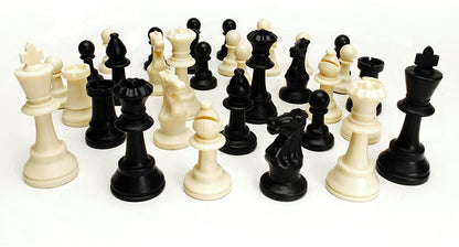 WE Games Ultimate Compact Tournament Chess Set with Silicone Chess Board - Heavy Weighted Pieces