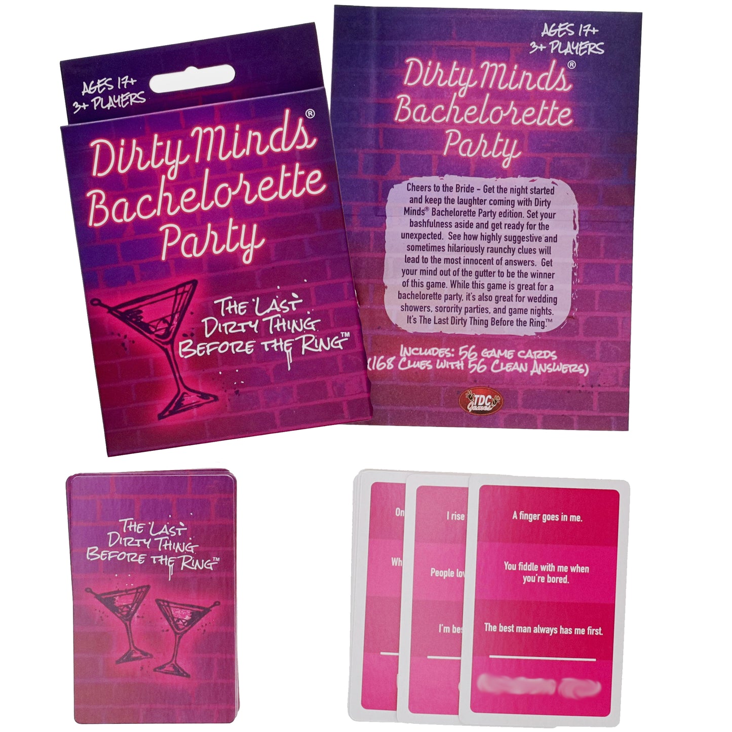 TDC Games Travel Dirty Minds Bachelorette Party Card Game