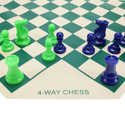 4 Way Chess Set, 3.75 in. King