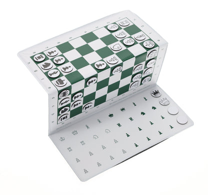 WE Games Mini Magnetic Pocket Chess Set - Travel Trifold, 8 in.