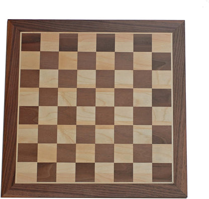 WE Games Classic Staunton Wood Chess Set, Wood Board 15 in., 3.75 in. King