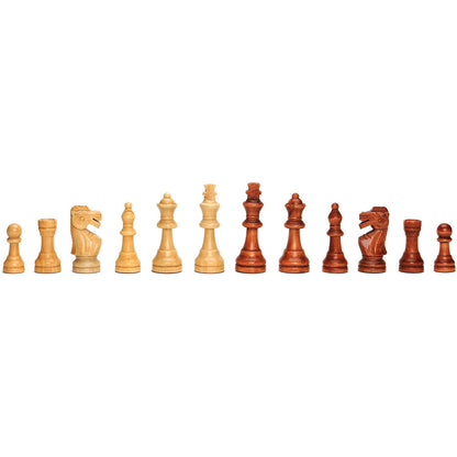 WE Games Classic Staunton Wood Chess Set, Wood Board 15 in., 3.75 in. King