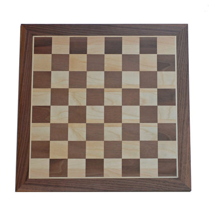 French Staunton Chess Set – Weighted Pieces & Walnut Wood Board 18 in.