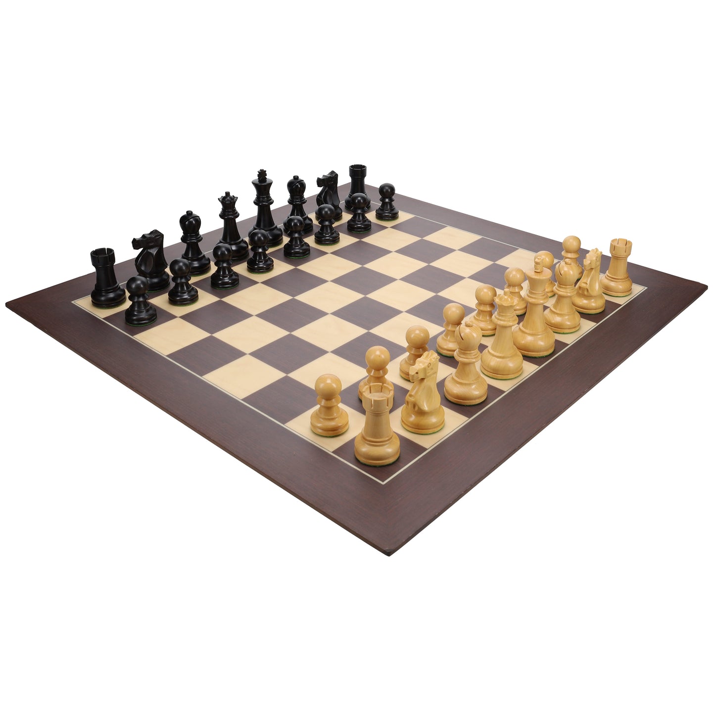 Bobby Fischer Ultimate Chess Set with Wooden Board 21.75 in., 3.75 in. King