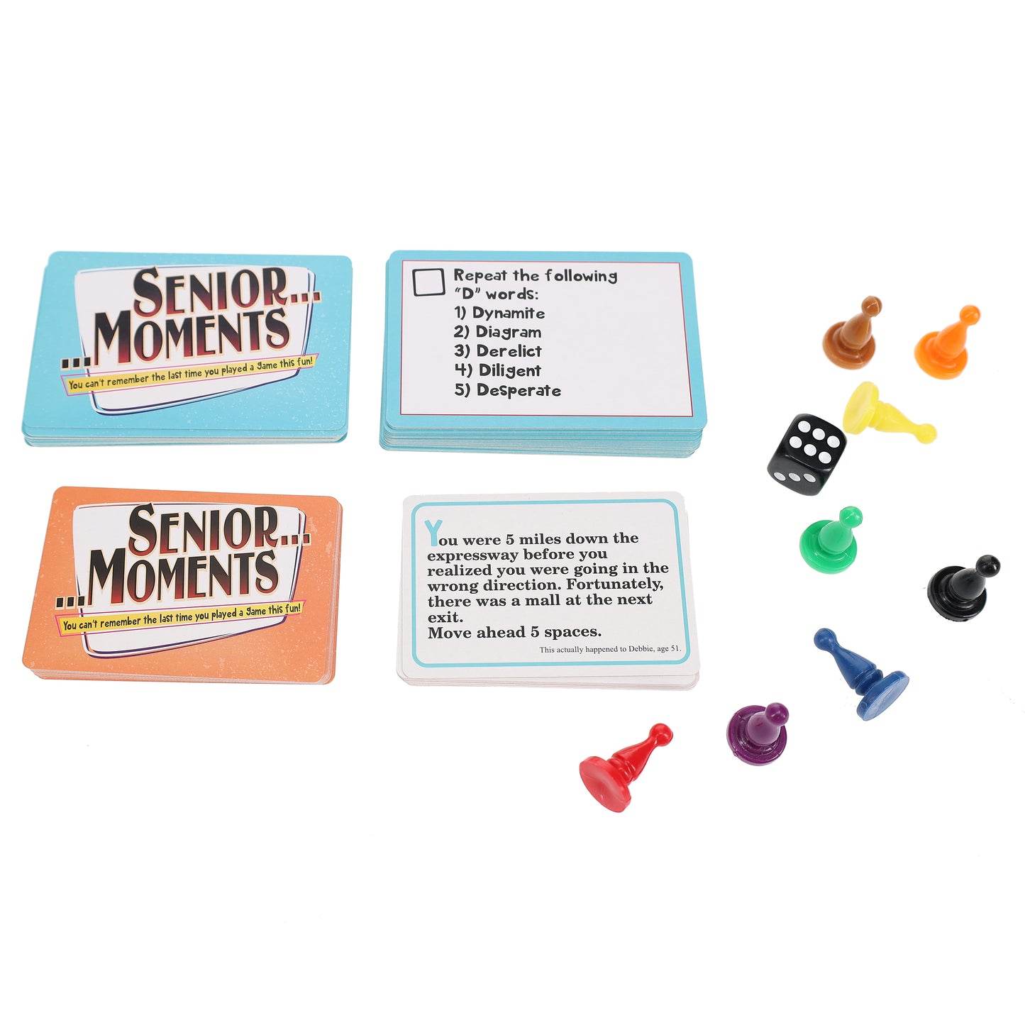 TDC Games Senior Moments Board Game for the Whole Family