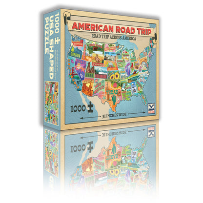 TDC Games American Roadtrip Jigsaw Puzzle - 1,000 Pieces