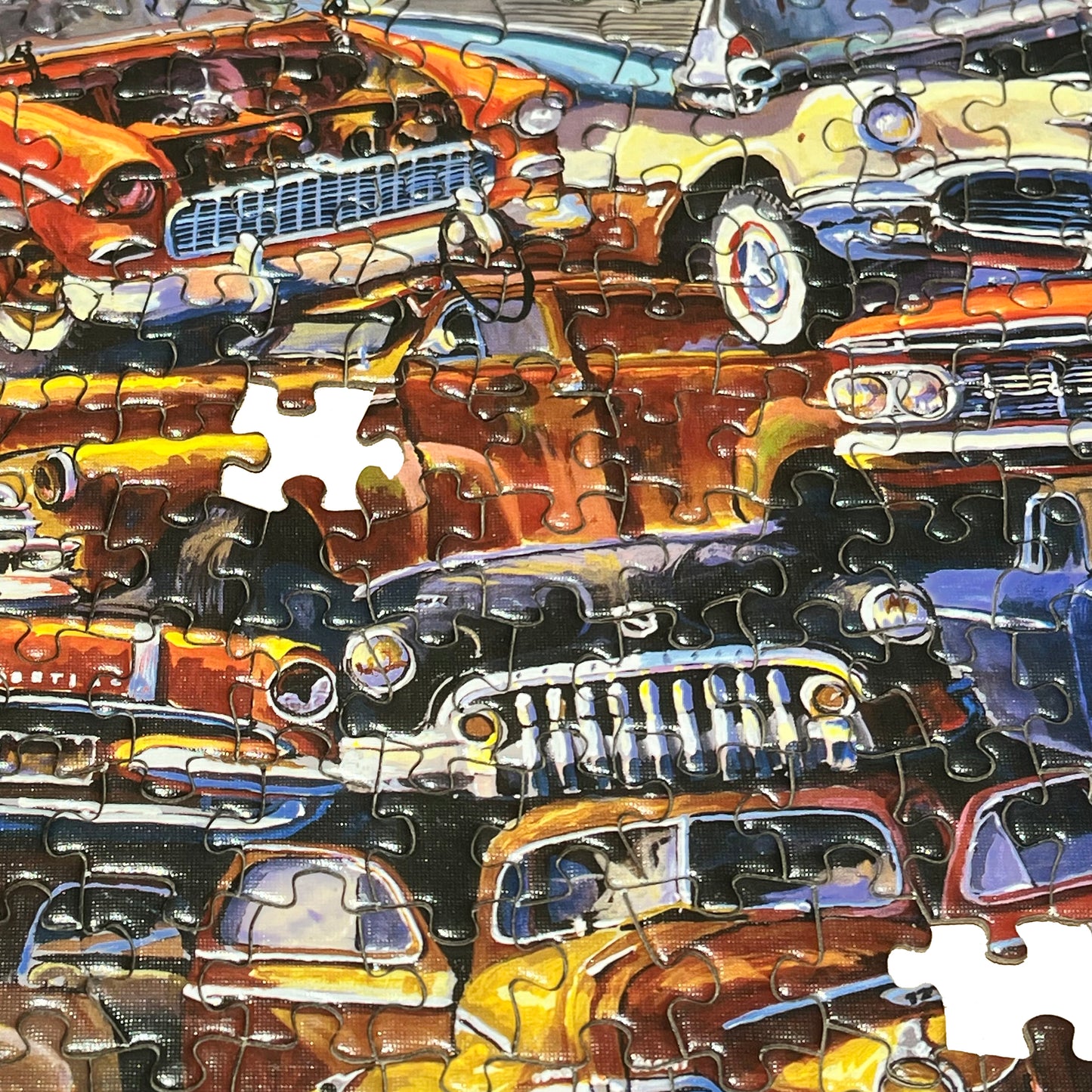 TDC Games Fabulous 50s Junkpile Classic Car Jigsaw Puzzle - 1000 Pieces