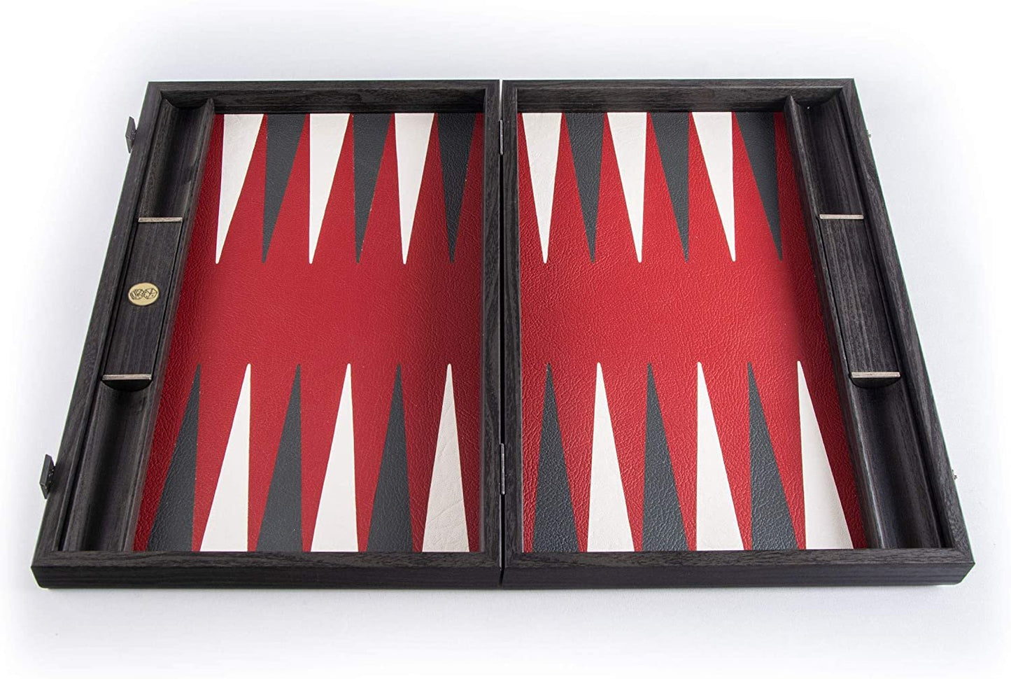 WE Games Luxury Wood Backgammon Set with Leatherette Interior - 19 inches - Handcrafted in Greece