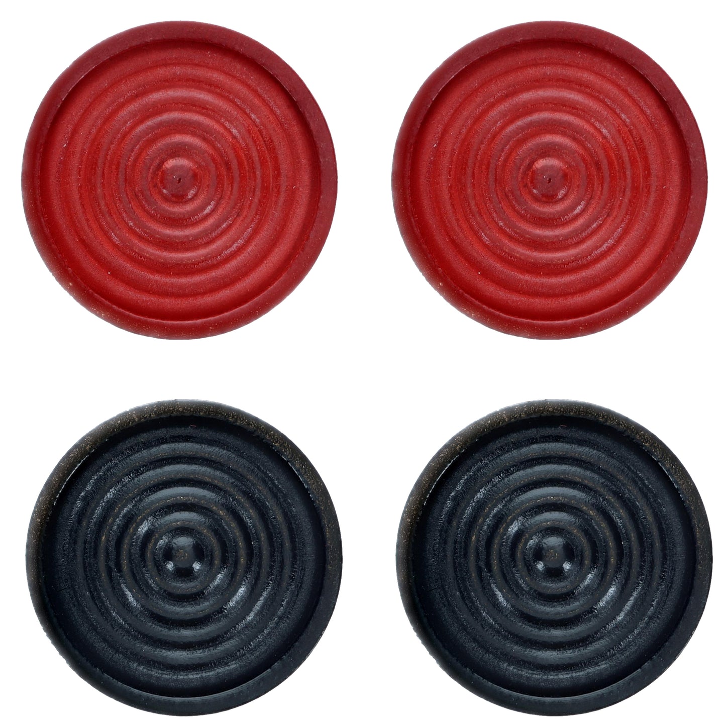 Old School Red and Black Wooden Checkers Set -12 in.