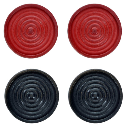 Old School Red and Black Wooden Checkers Set -12 in.