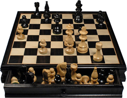 Russian Style Chess & Checkers Game Set - 15 in.
