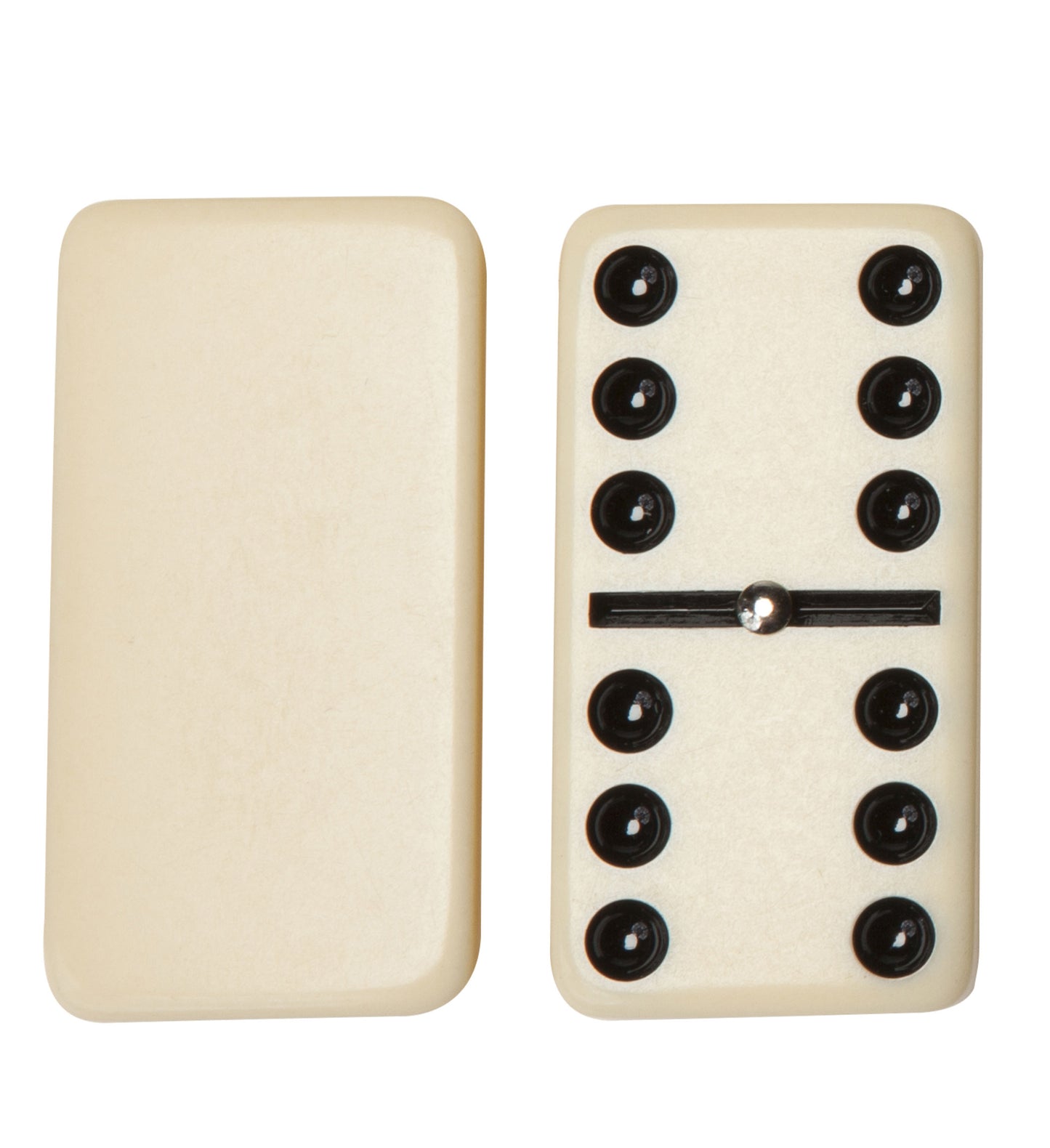 WE Games Dominoes & More Game Set in Wooden Box, Double 6 Ivory with Spinners – Made in the USA