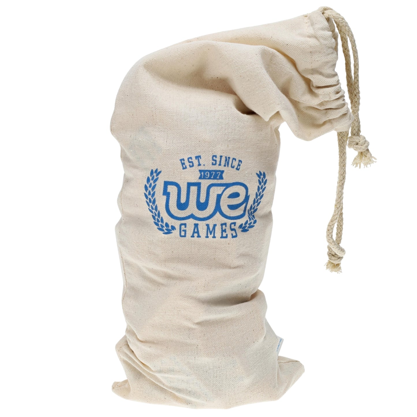 WE Games Cribbage Board Cloth Storage Bag with Drawstring - 18 x 6 inches when flat