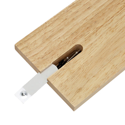 WE Games Classic Cribbage Set - Solid Wood Continuous 3 Track Board with Metal Pegs