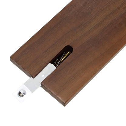 WE Games Classic Cribbage Set - Solid Wood Continuous 2 Track Board with Metal Pegs